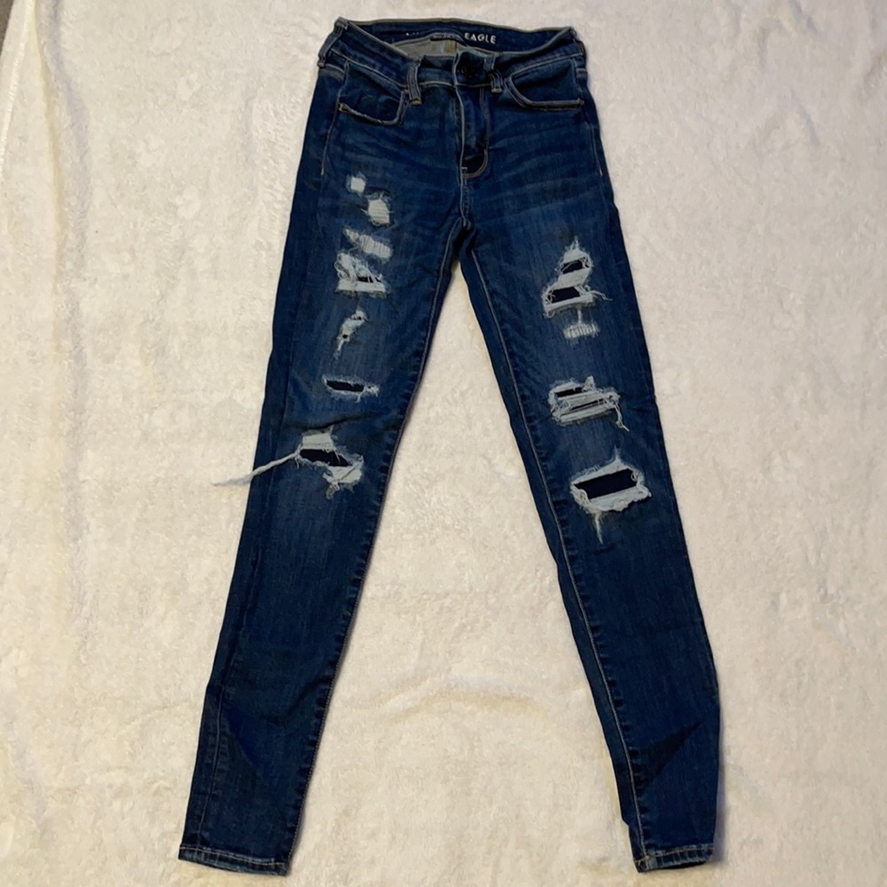 American Eagle next level stretch skinny jeans